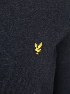 Lyle & Scott Pullover Lamswol Navy Donkerblauw - L,XXL