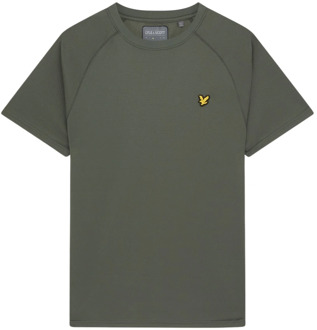 Lyle & Scott Raglan Core T-Shirt Lyle & Scott , Green , Heren - Xl,L,M,S,Xs