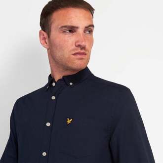 Lyle & Scott Regelmatig fit lichtgewicht Oxford -shirt in Marine Navy - XS