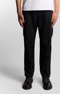 Lyle & Scott Regular Fit Gearticuleerde Cargo Broek - Zwart