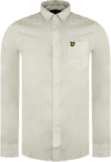 Lyle & Scott Regular Fit Heren Oxford Overhemd - maat Geel