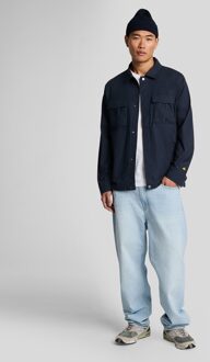 Lyle & Scott Ripstop Overshirt - Donkerblauw Donker Marine