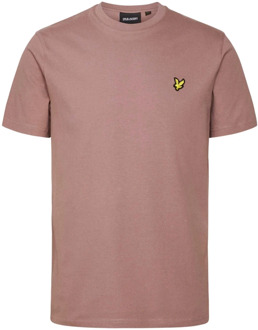 Lyle & Scott Roze T-Shirts Lyle & Scott , Pink , Heren - Xl,L,M,S
