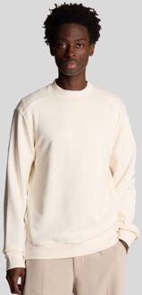 Lyle & Scott Seam Tipped Crew Neck Sweatshirt - Zijden Honing Zand