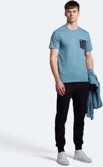 Lyle & Scott Shell 100% Cotton - maat S Blauw