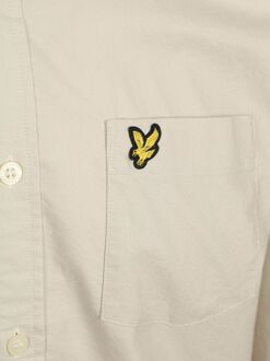 Lyle & Scott Shirt Plain Oxford Ecru Off-White - L