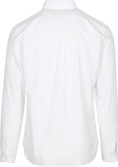 Lyle & Scott Shirt Plain Oxford White Wit - L,M,S,XL,XXL