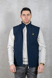 Lyle & Scott Softshell Bodywarmer Heren donkerblauw - XL