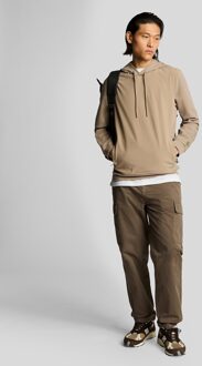Lyle & Scott Softshell Hybrid Pullover Hoodie - Bruin - M