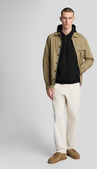 Lyle & Scott Softshell Hybrid Pullover Hoodie - Zwart - XL