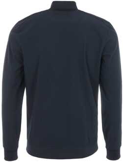 Lyle & Scott softshell jack met ritssluiting en trechterhals - donkerblauw Navy