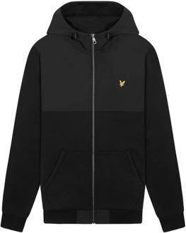 Lyle & Scott Softshell Zip Hoodie Lyle & Scott , Black , Heren - M,S,Xs