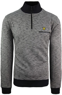 Lyle & Scott Space Dye Heren Donkergrijze Trui Donkergrijs