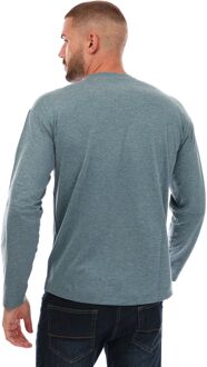 Lyle & Scott Sports fleecetrui met ronde hals voor heren, donkerblauw