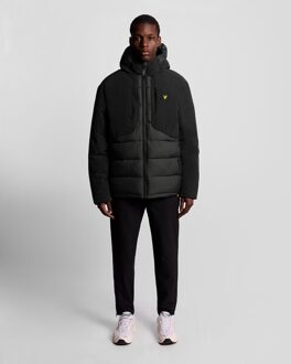 Lyle & Scott Sports Hybrid Puffer Jacket - Zwart