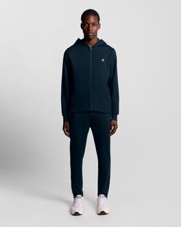Lyle & Scott Sports lichtgewicht hoodie met rits - marineblauw - maat L Navy