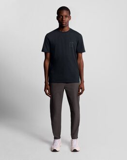 Lyle & Scott Sports Tonal Logo T-shirt - Marineblauw - maat S Navy