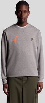 Lyle & Scott Stan Birch Crew Neck Sweatshirt - Middengrijs Marl