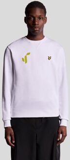 Lyle & Scott Stan Birch Crew Neck Sweatshirt - Wit