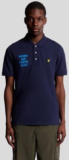 Lyle & Scott Stan Birch poloshirt - marineblauw Navy