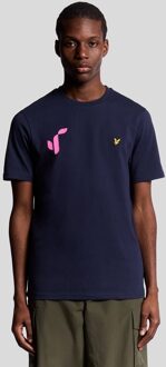 Lyle & Scott Stan Birch T-shirt - Marineblauw Navy