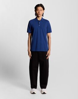 Lyle & Scott Superfijne Katoenen Poloshirt - maat XL Blauw