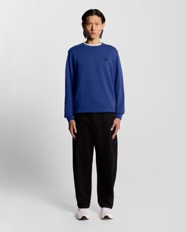 Lyle & Scott Superfine Cotton Crew Neck Sweatshirt - Blauw