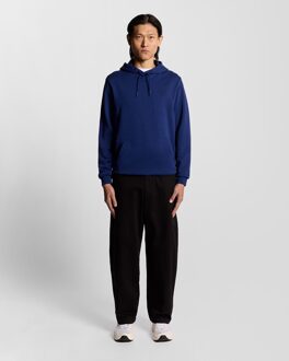 Lyle & Scott Superfine Cotton Loopback Hoodie - Blauw