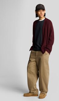 Lyle & Scott Superfine Katoenen Contrast T-shirt - Marineblauw Wit/Navy