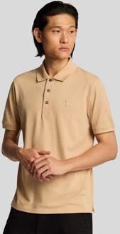 Lyle & Scott Superfine Katoenen Polo Shirt - Stealth Bruin