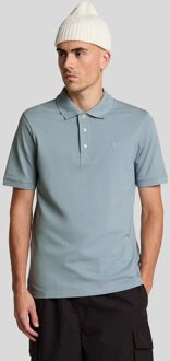 Lyle & Scott Superfine Katoenen Poloshirt - Blauw As