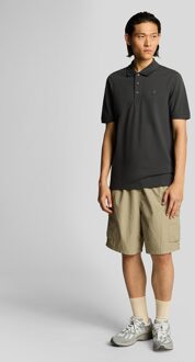 Lyle & Scott Superfine Katoenen Poloshirt - Grijs