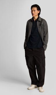 Lyle & Scott Superfine Katoenen Poloshirt - Marineblauw Navy