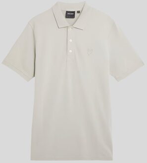 Lyle & Scott Superfine Katoenen Poloshirt - Wilgen Grijs