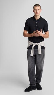 Lyle & Scott Superfine Katoenen Poloshirt - Zwart