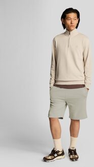 Lyle & Scott Superfine Katoenen Sweat Shorts - Willow Grey Grijs