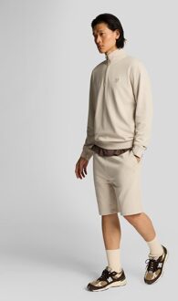 Lyle & Scott Superfine Katoenen Sweat Shorts - Zand