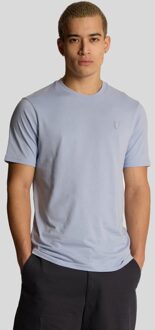 Lyle & Scott Superfine Katoenen T-Shirt - Brunnera Blauw