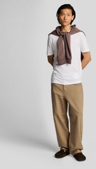 Lyle & Scott Superfine Katoenen T-shirt - Wit