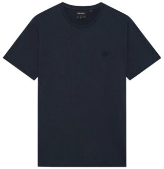 Lyle&scott superfine t-shirt t-shirts ts2255ton - maat M Blauw
