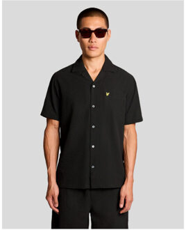 Lyle&scott sw2409v korte mouw overhemden sw2409v Zwart