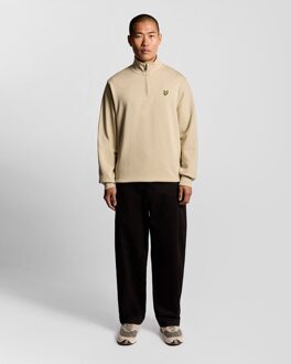 Lyle & Scott Sweat Half Zip Greige Beige - L,M,S,XL,XXL