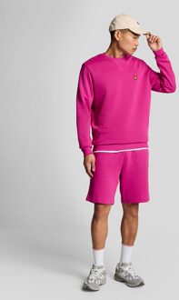 Lyle & Scott Sweatshirt Met Ronde Hals - Fuchsia