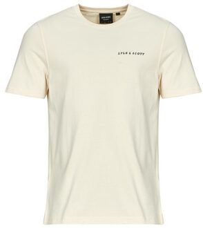 Lyle & Scott T-shirt Korte Mouw Lyle & Scott SCRIPT T-shirt" Beige - S, M, L, XL