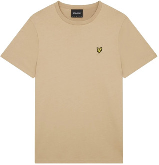 Lyle & Scott T-Shirt- LS Plain T-Shirt Lyle & Scott , Beige , Heren - Xl,L,M,S
