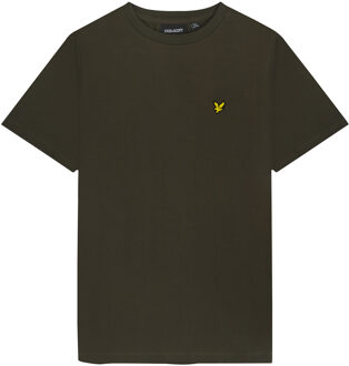Lyle & Scott T-shirt - Olijf groen - Maat 152/158