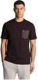 Lyle & Scott T-Shirts Lyle & Scott , Black , Heren - 2Xl,L,M,S