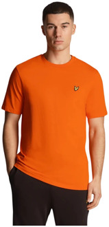 Lyle & Scott T-Shirts Lyle & Scott , Orange , Heren - L,M,S