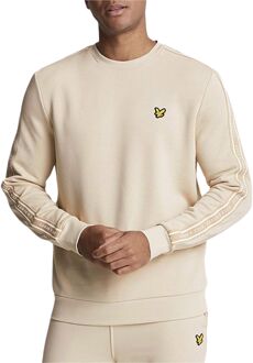 Lyle & Scott Tape Crew Neck casual sweater heren Beige - L