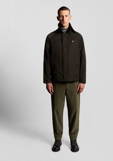 Lyle & Scott Tartan gevoerde jachtjas - zwart - M